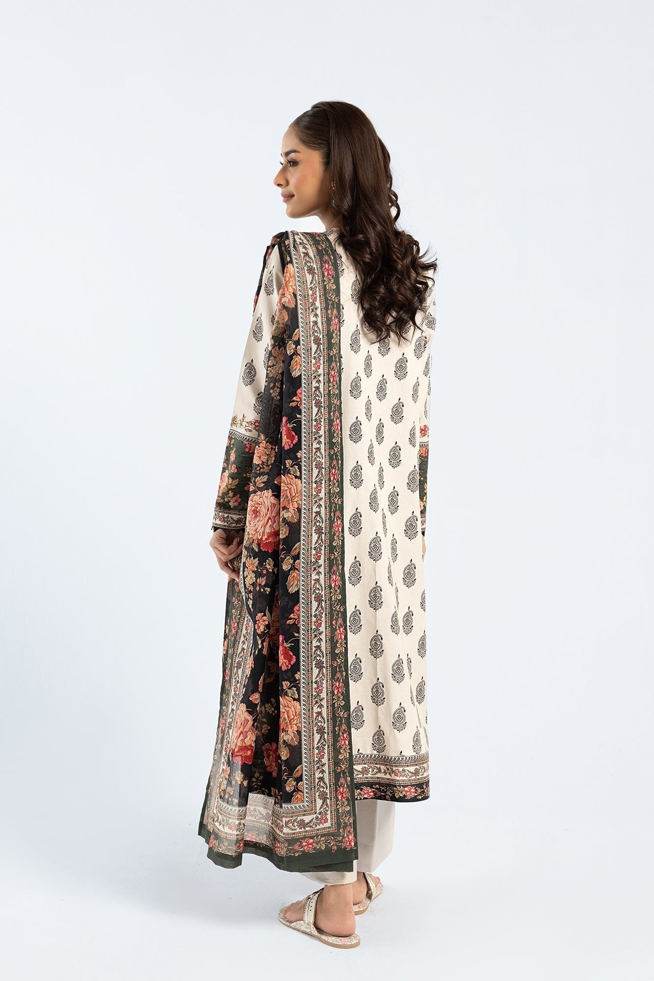 Ethnic Unstitched Lawn E0444/202/006