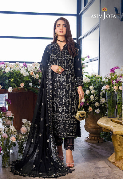 ASIM JOFA EMBROIDERED LAWN-AJCK-08