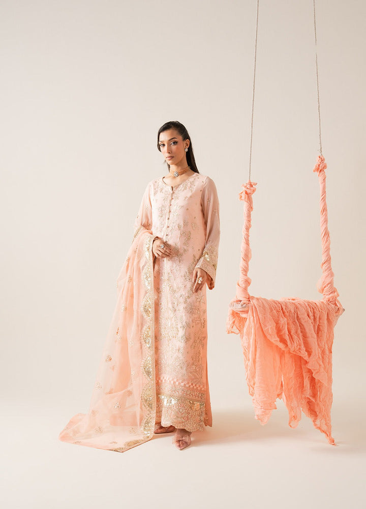 Freesia Zaib Embroirdered Chiffon