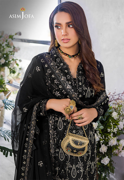 ASIM JOFA EMBROIDERED LAWN-AJCK-08