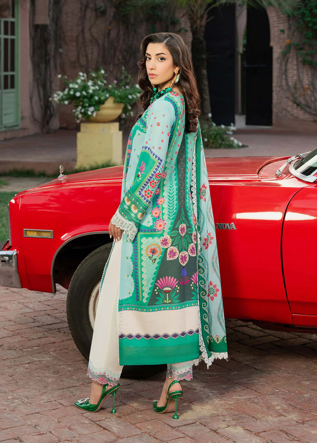 Cocktail Summer Print Lawn
