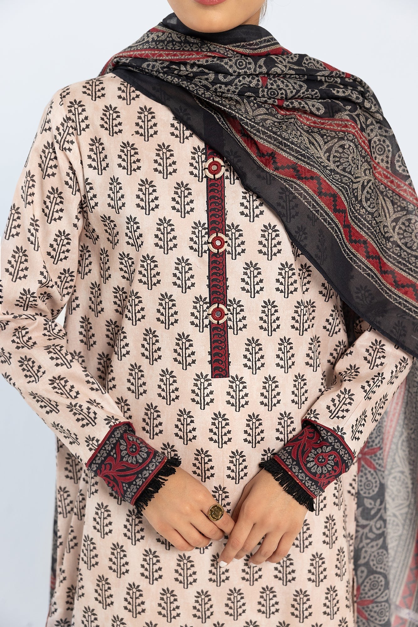 Ethnic Unstitched Lawn E0442/202/814