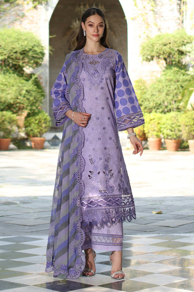 3-PC Unstitched Embroidered Printed Lawn Collection