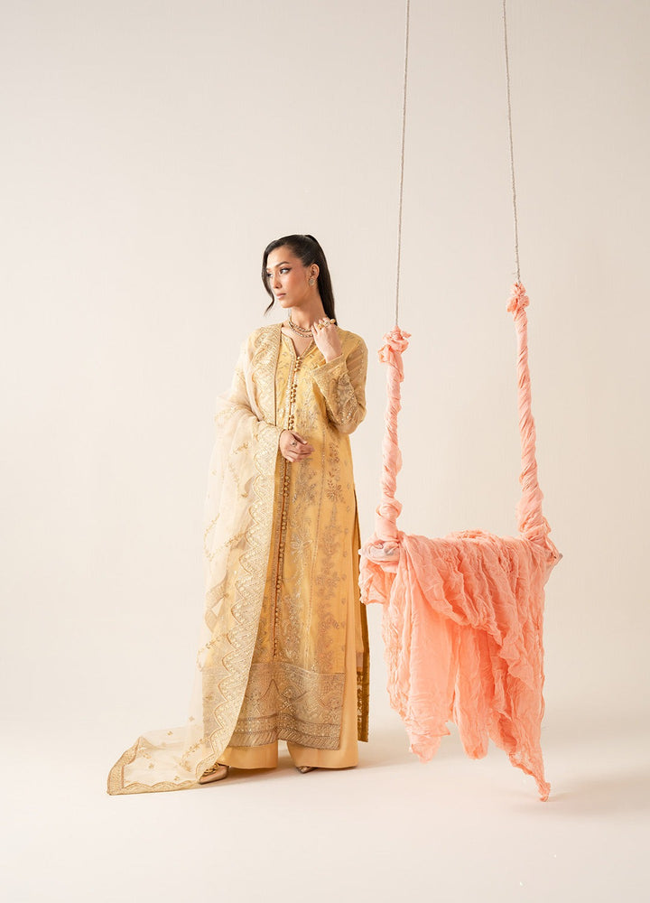 Freesia Zaib Embroirdered Chiffon