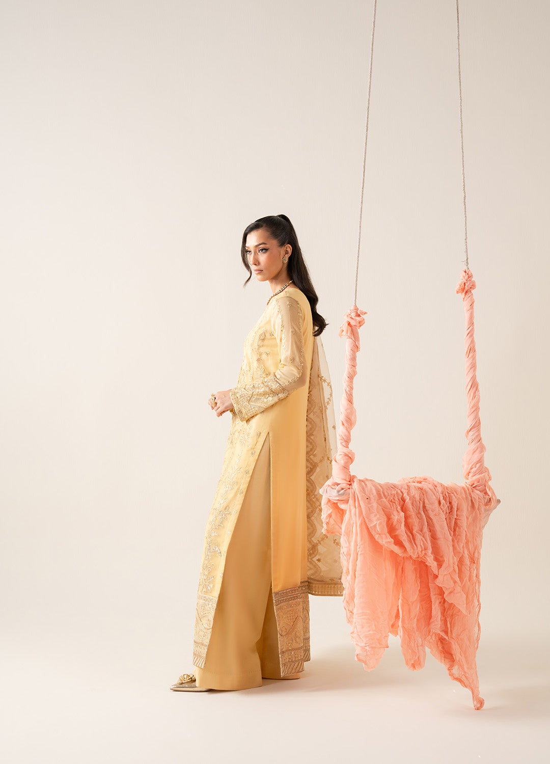 Freesia Zaib Embroirdered Chiffon