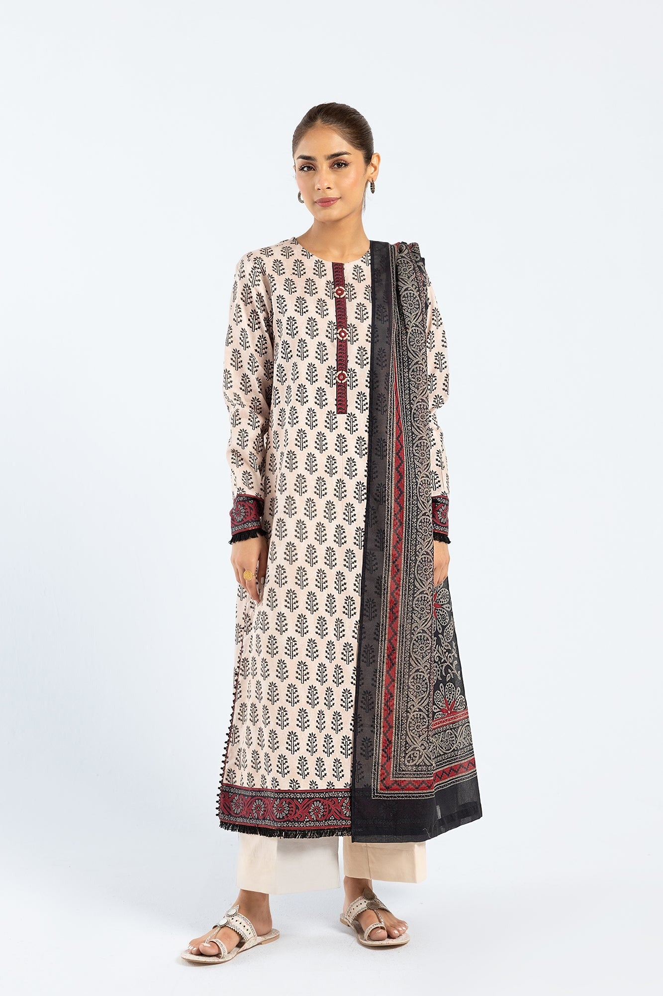 Ethnic Unstitched Lawn E0442/202/814