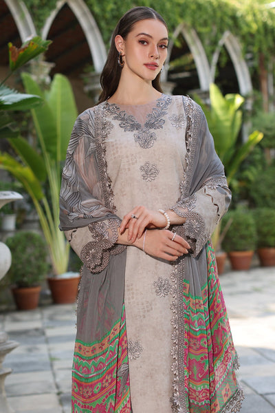 3-PC Unstitched Embroidered Printed Lawn Collection