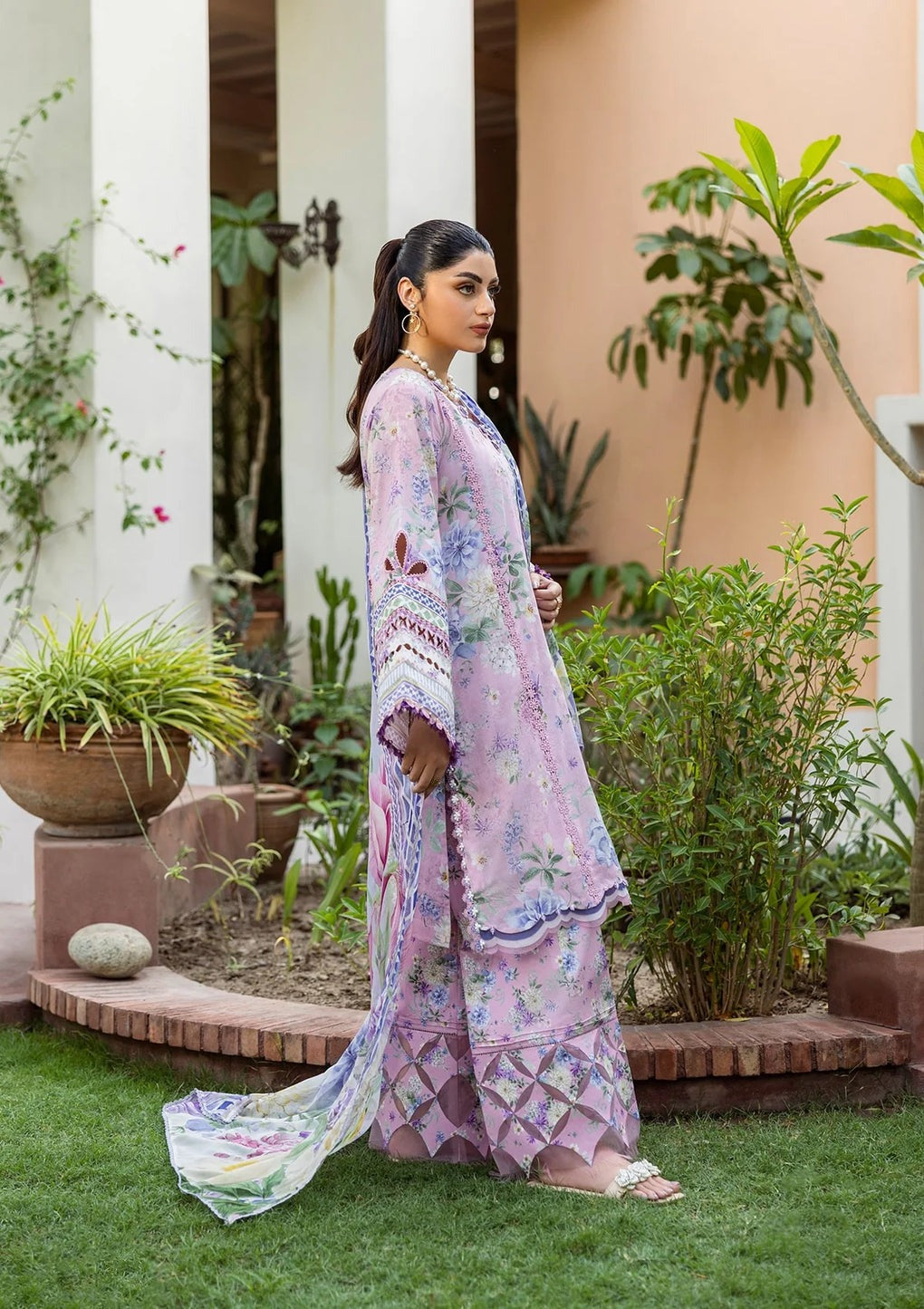 Elaf Prints with Chiffon Dupatta