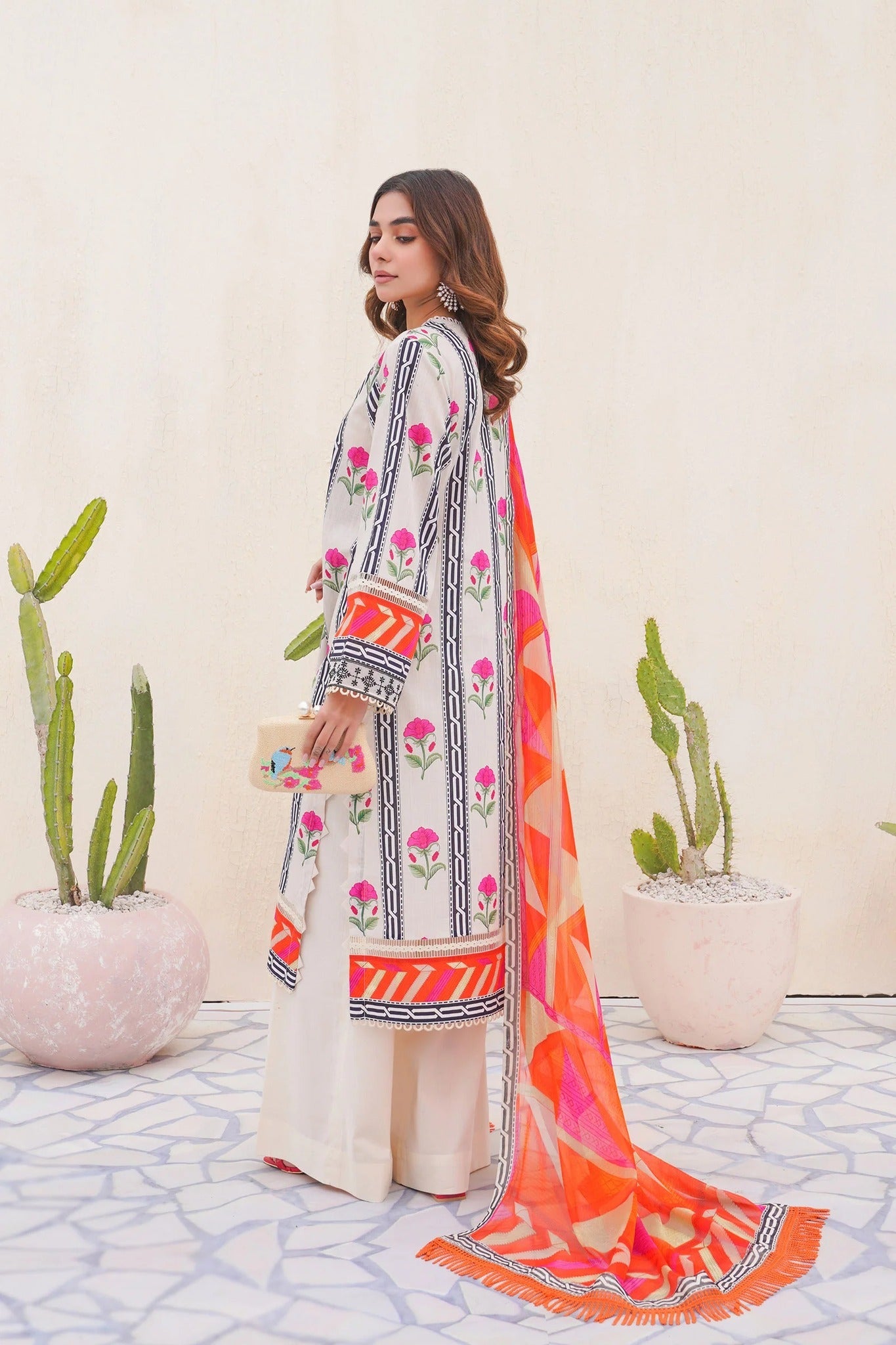 BEYOND EAST PHULKARI Unstitched LAWN