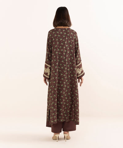 Embroidered Arabic Lawn Shirt