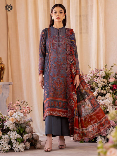 RANG PASAND Unstitched Three Piece