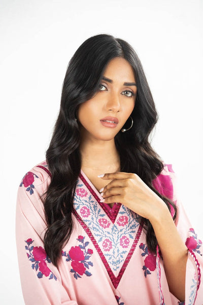 ALKARAM STUDIO PRINTED LAWN SUIT SS-57.1-24-PINK