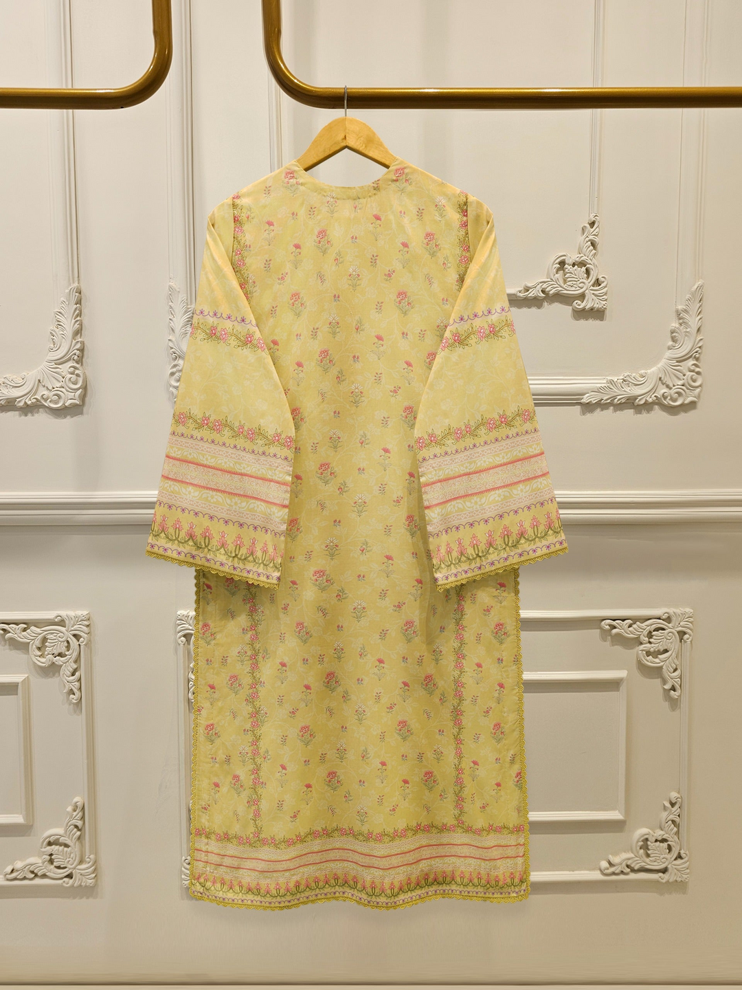 3 Piece - Digital Printed Cambric Suit