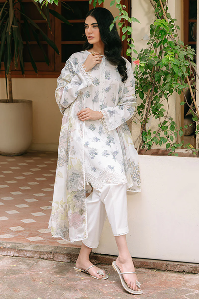 3PC PRINTED CAMBRIC SUIT