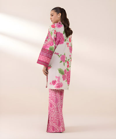 2 PIECE-EMBROIDERED SILK SUIT