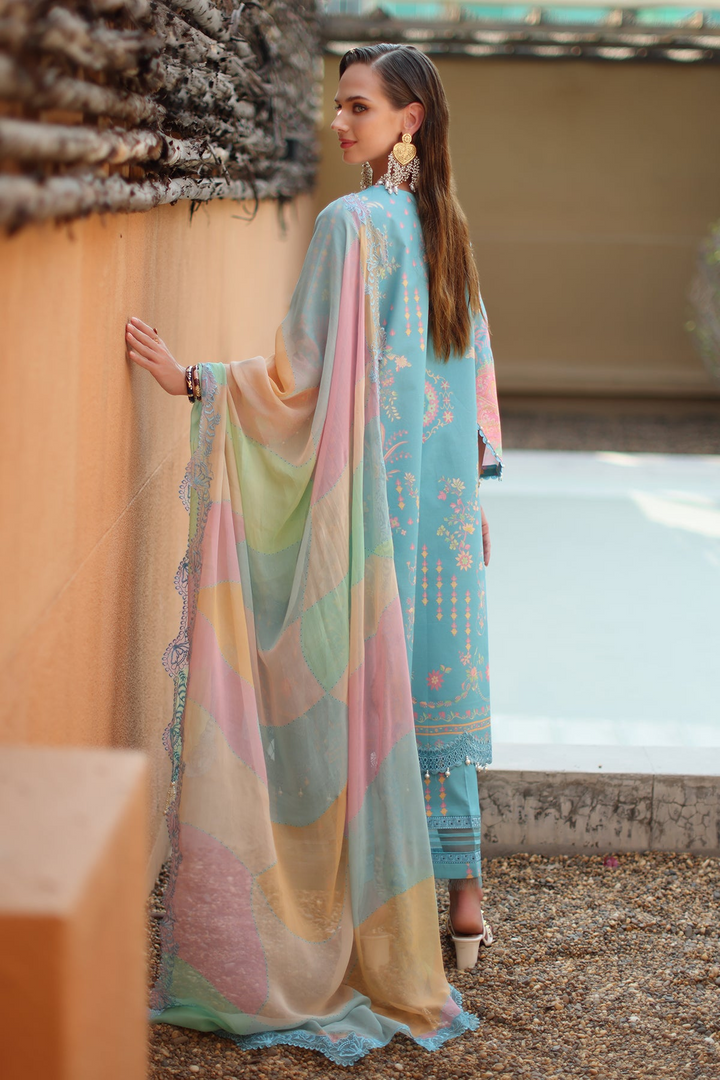3-PC Unstitched Embroidered Lawn Collection
