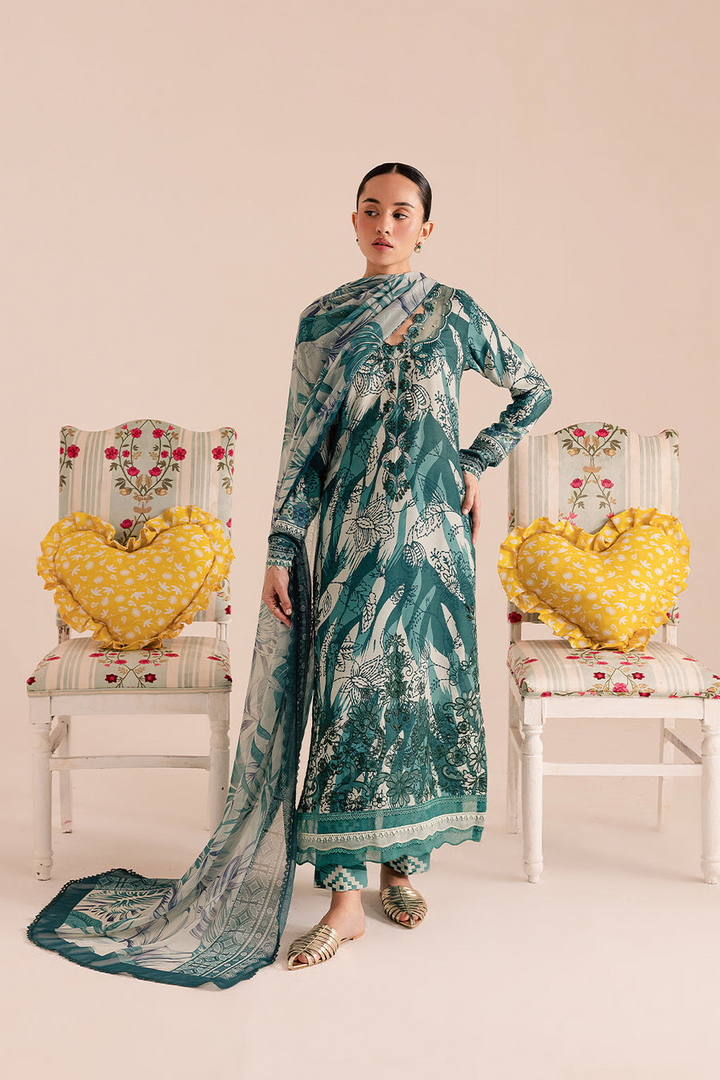 Embroidered lawn 3pc