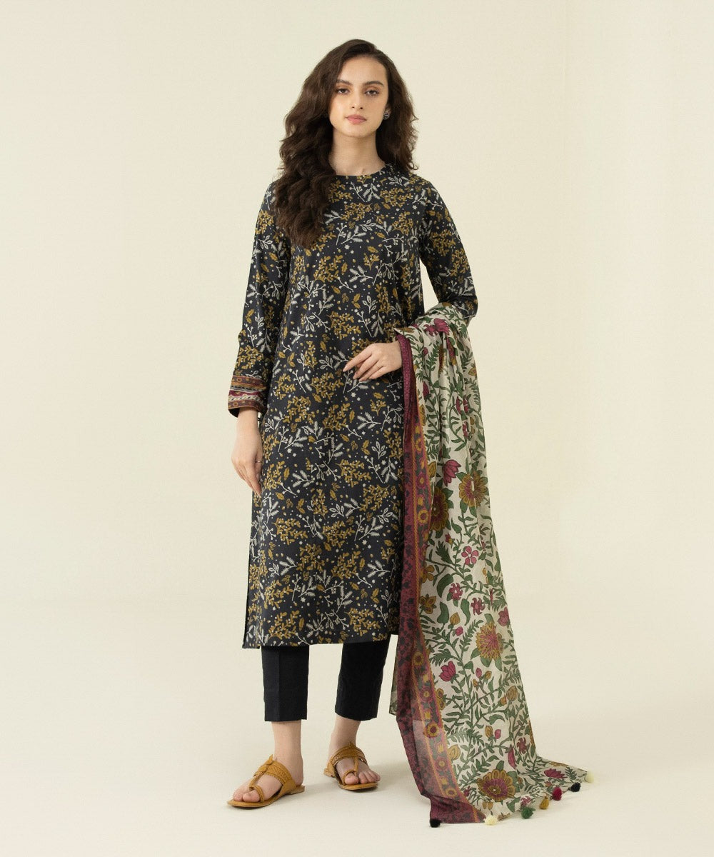 SAPPHIRE PRINTED LAWN SUIT 2 PC