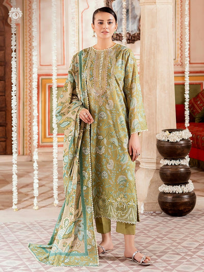 Tabeer Unstitched Lawn 3 PC