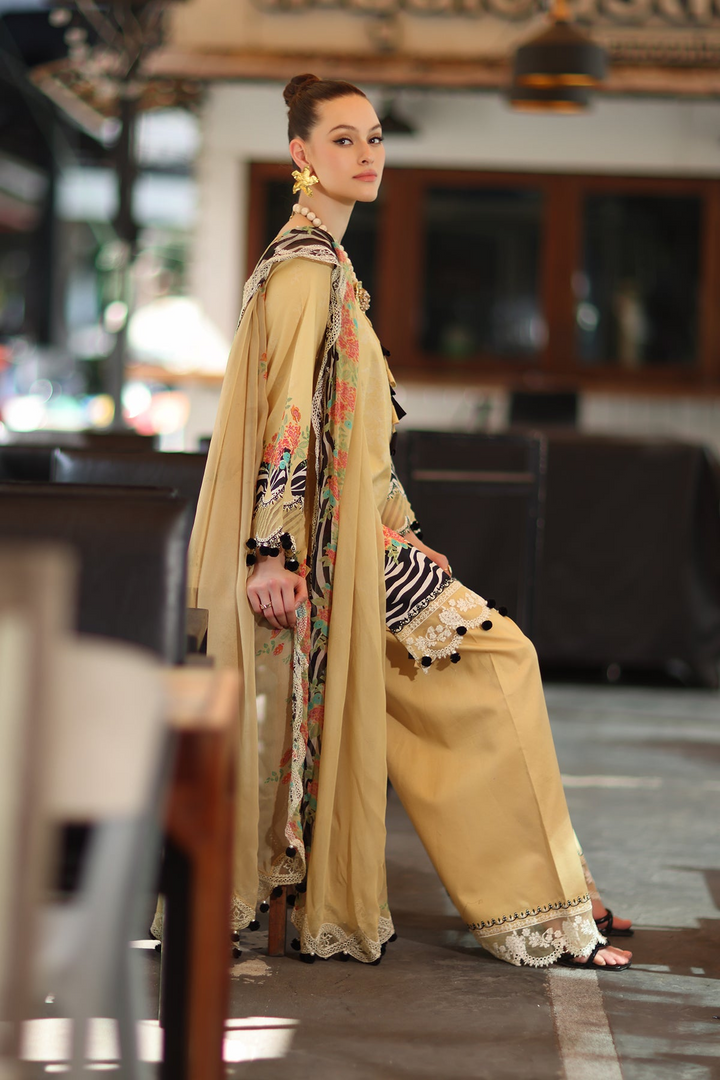 3-PC Unstitched Embroidered Lawn Collection