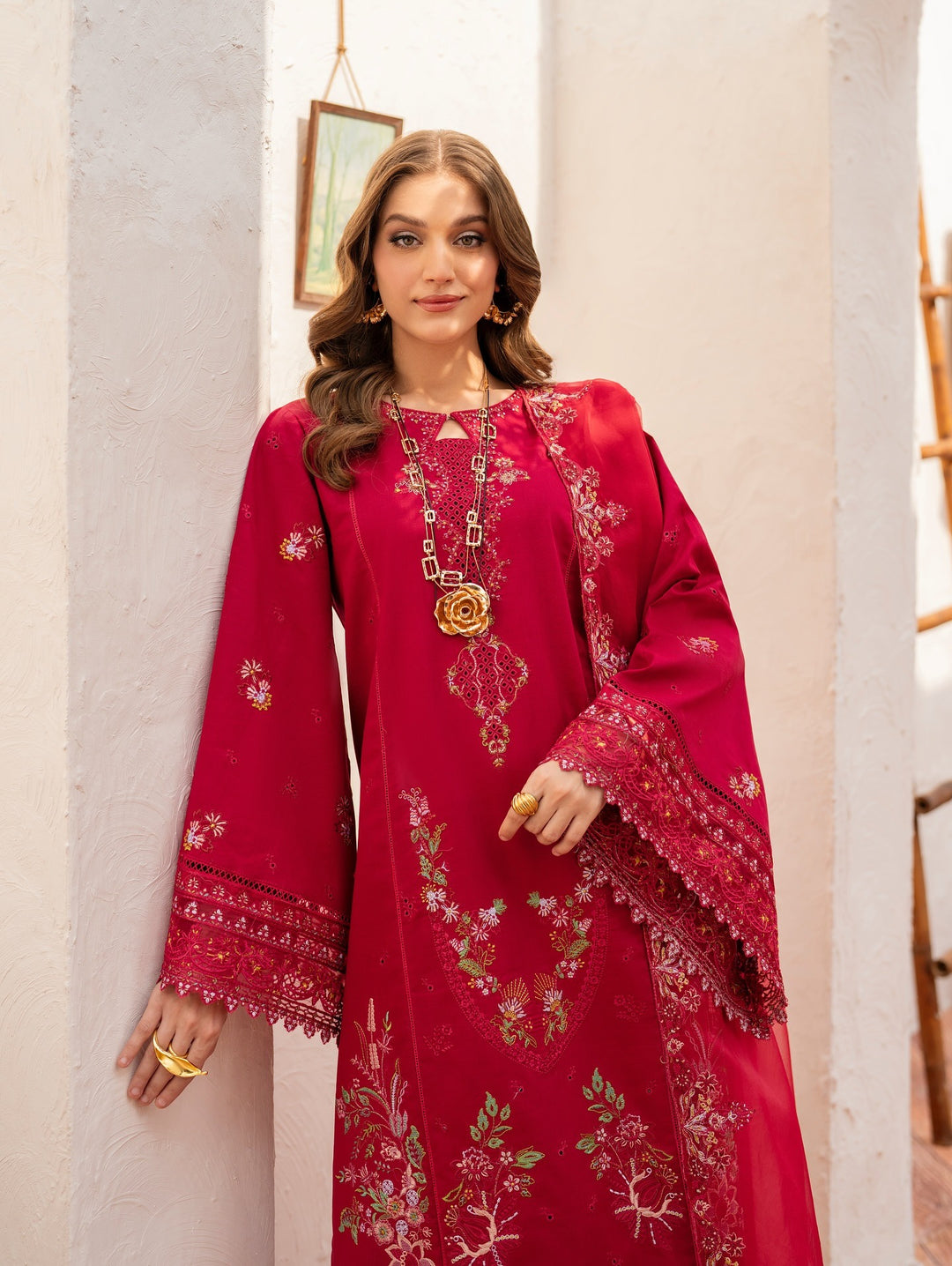 Husn-E-Arah Unstitched Lawn