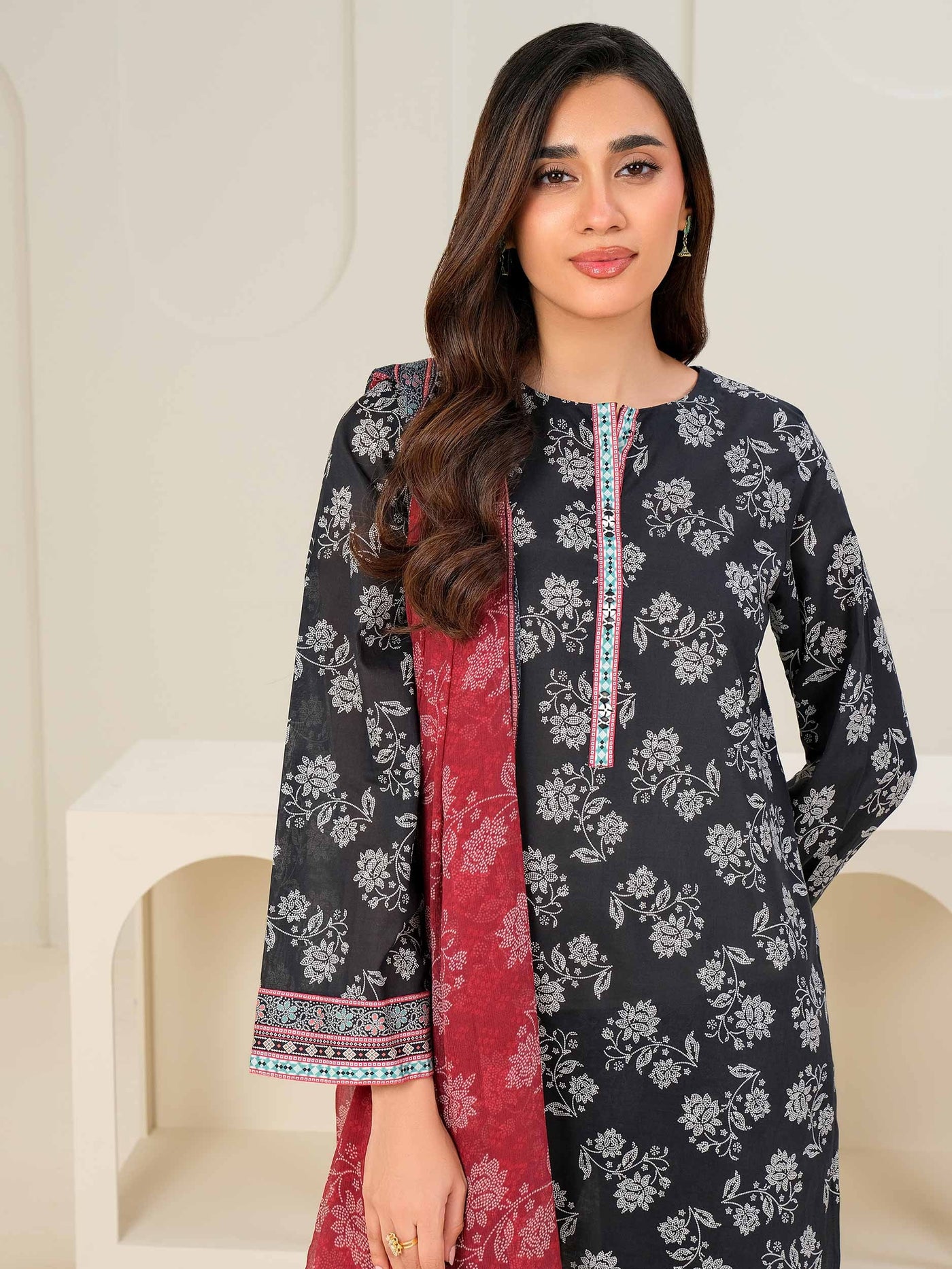 3 Piece Lawn Suit-Printed (Unstitched)