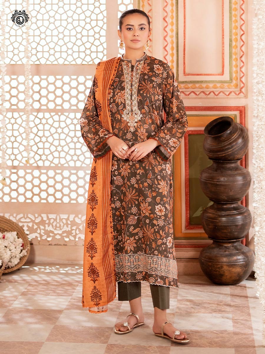 Tabeer Unstitched Lawn 3 PC