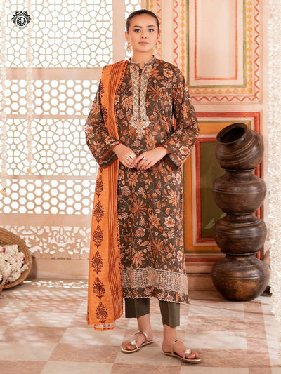 Tabeer Unstitched Lawn 3 PC