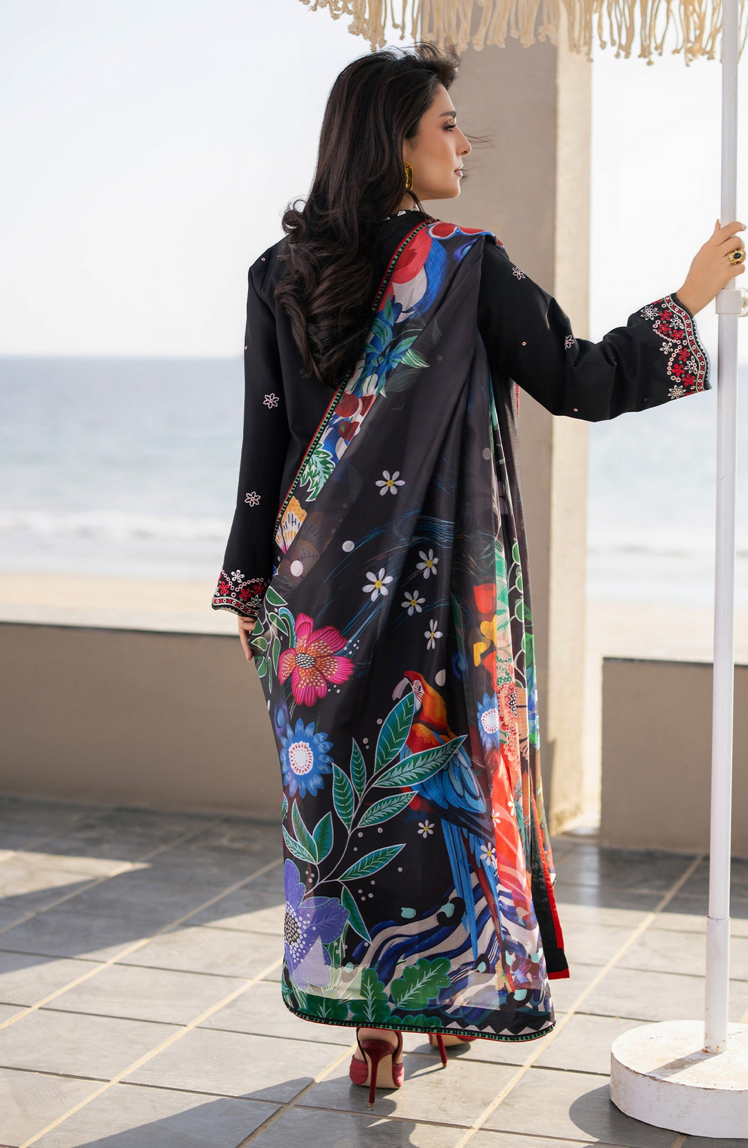 Afsanah Embroidered  Lawn