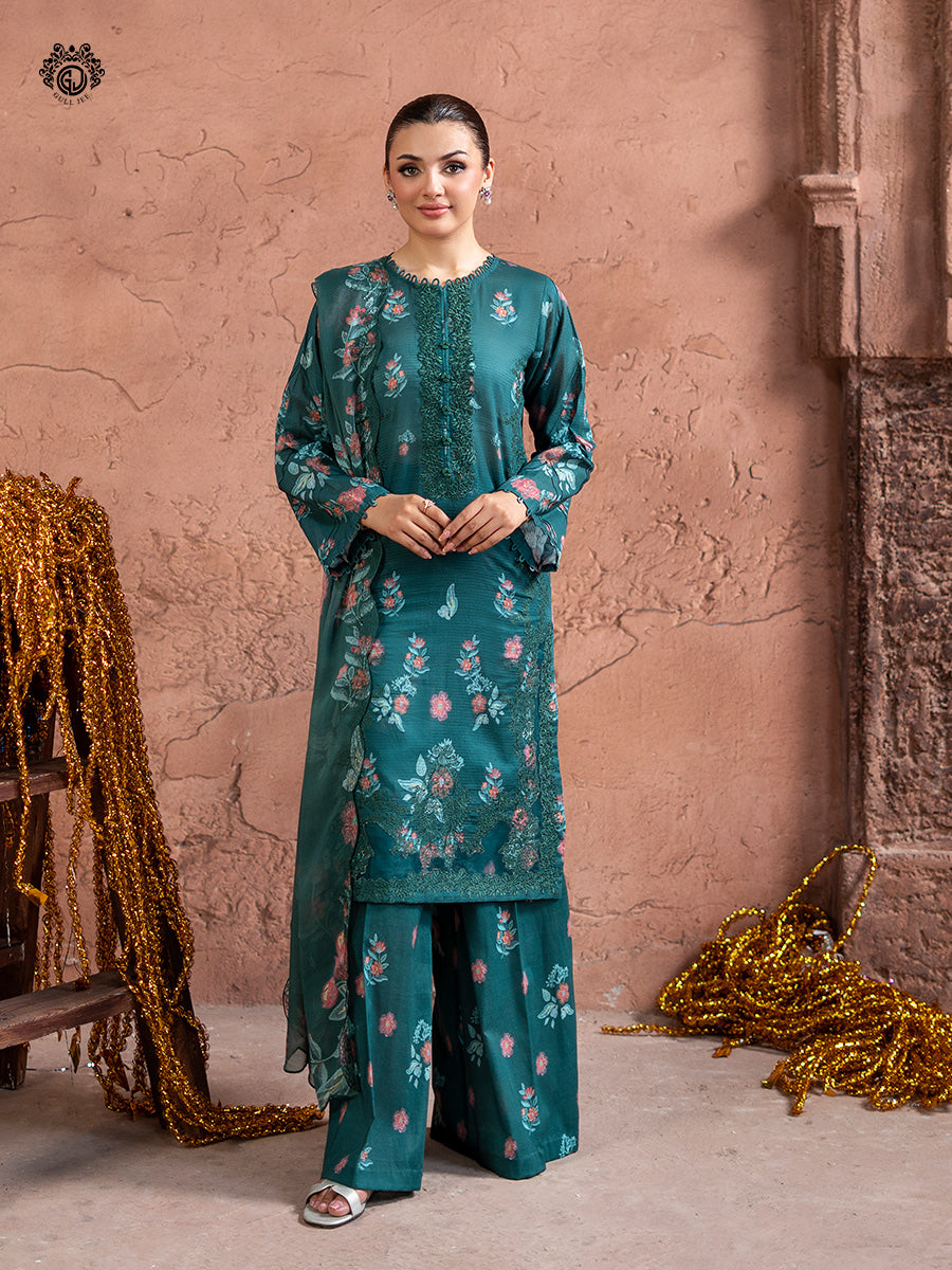 Ziva Unstitched Three Piece