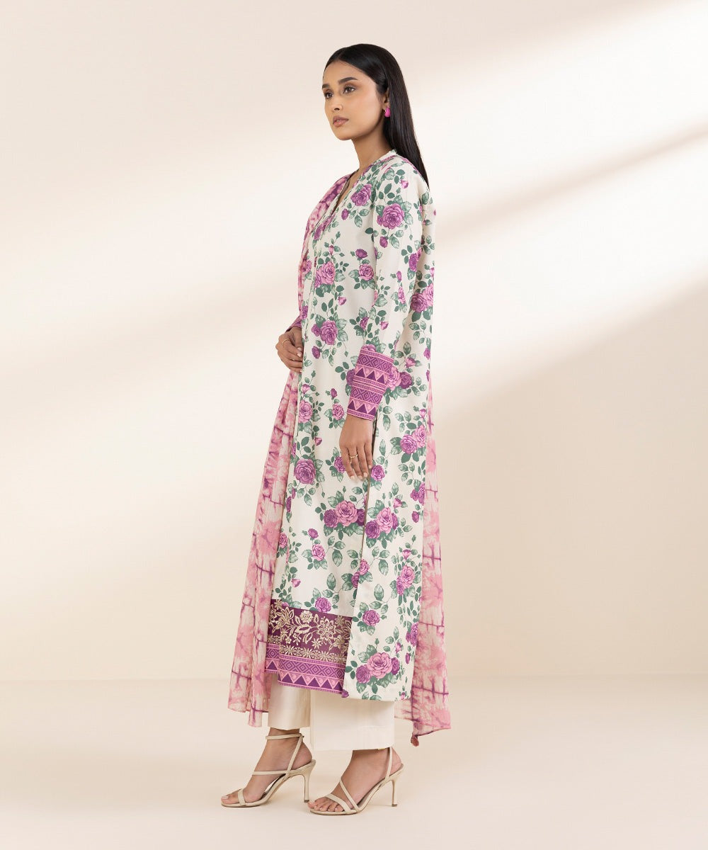 2 Piece - Embroidered Lawn Suit