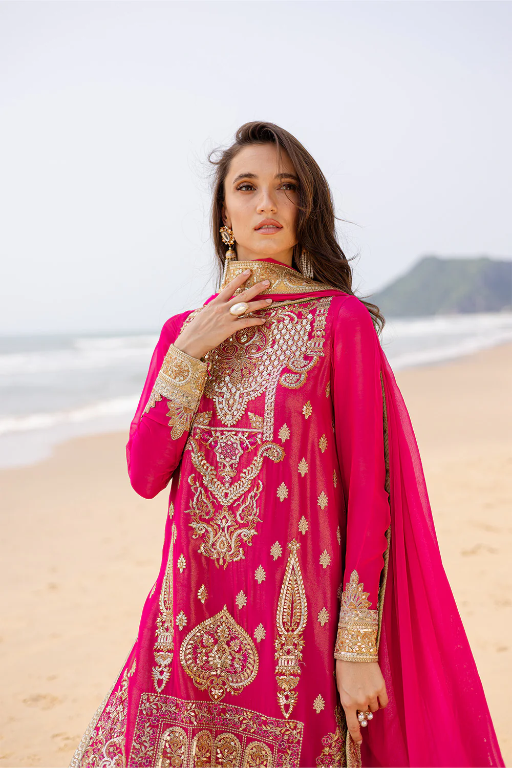 3 Piece Embroirdered Chiffon