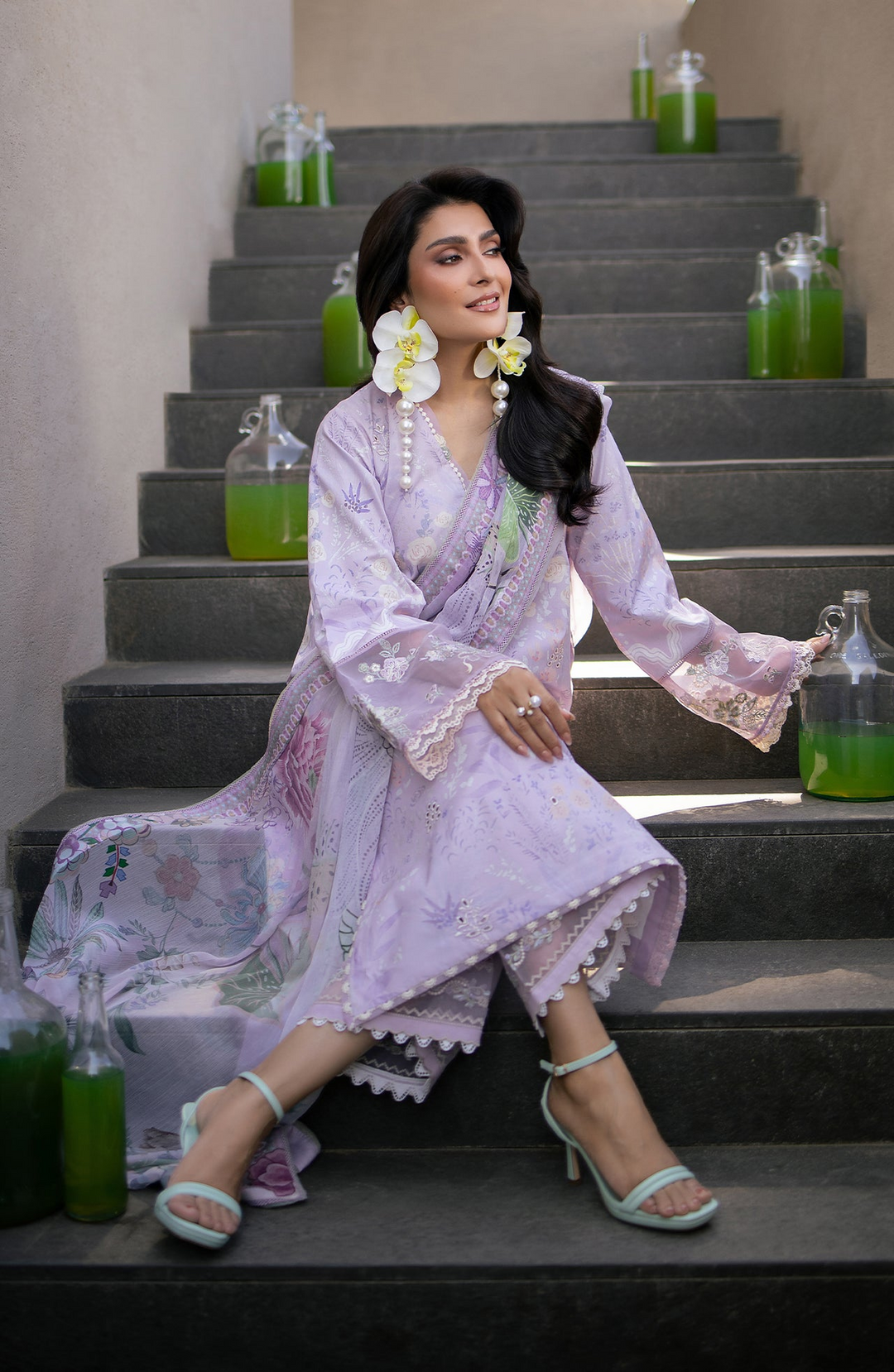 Afsanah Embroidered  Lawn