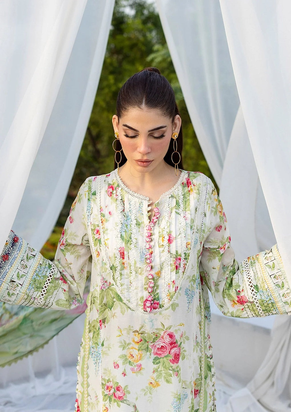Elaf Prints with Chiffon Dupatta