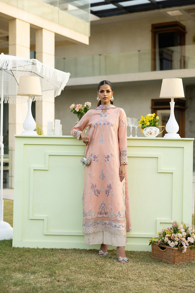 Embroidered 3-Piece Lawn Suit