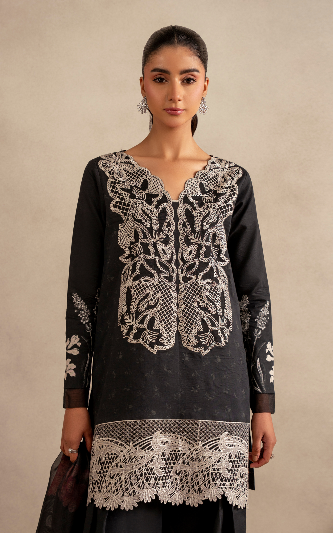 Meraki 3pcs Embroidered Unstitched Summer