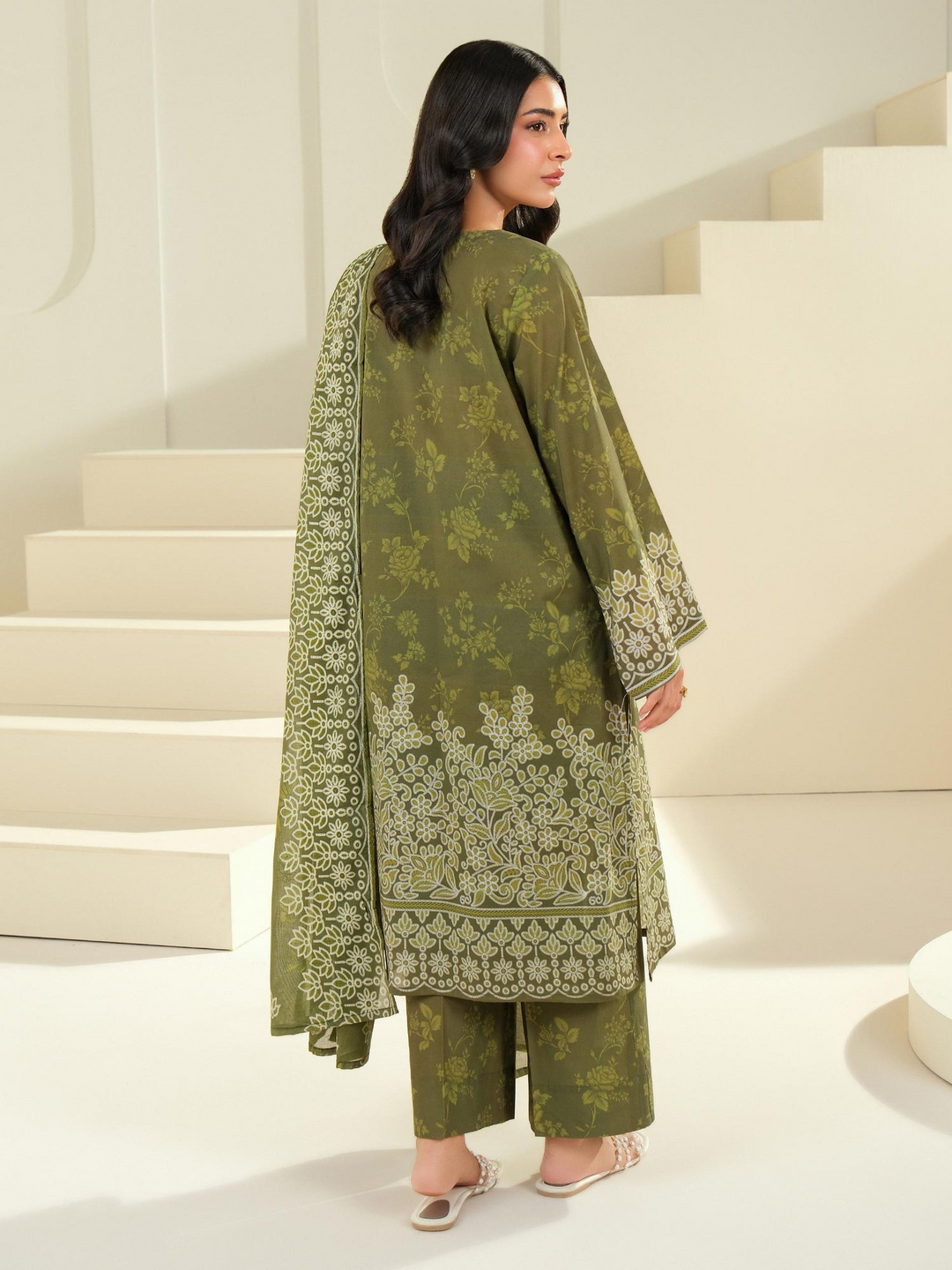 3 Piece Lawn Suit-Paste Print (Unstitched)