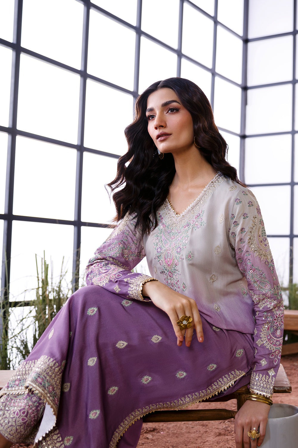 EMBROIDERED SUIT