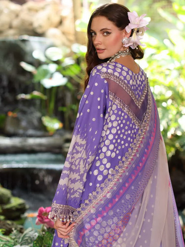 Embroidered Lawn Unstitched 3Pc Suit