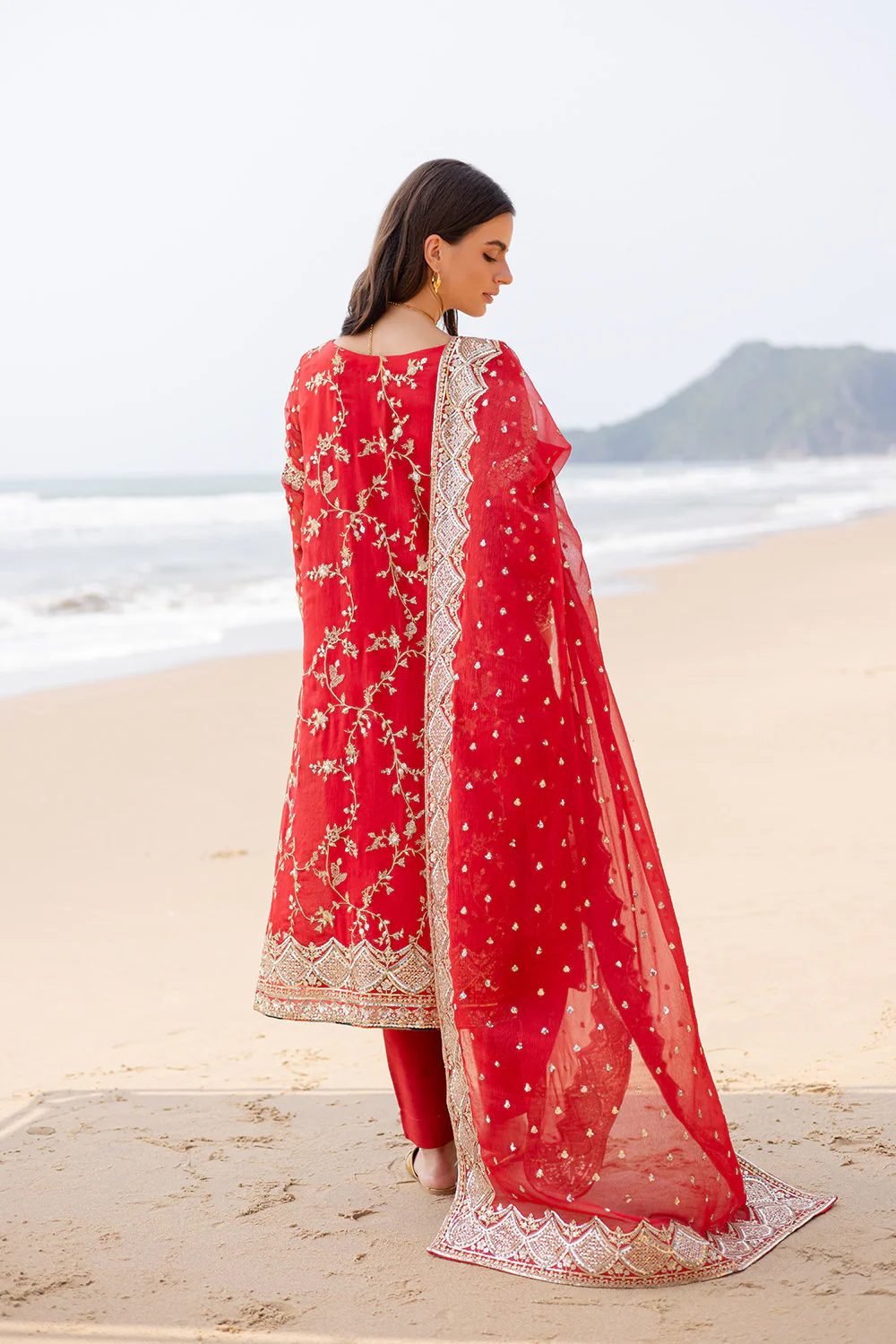 3 Piece Embroirdered Chiffon