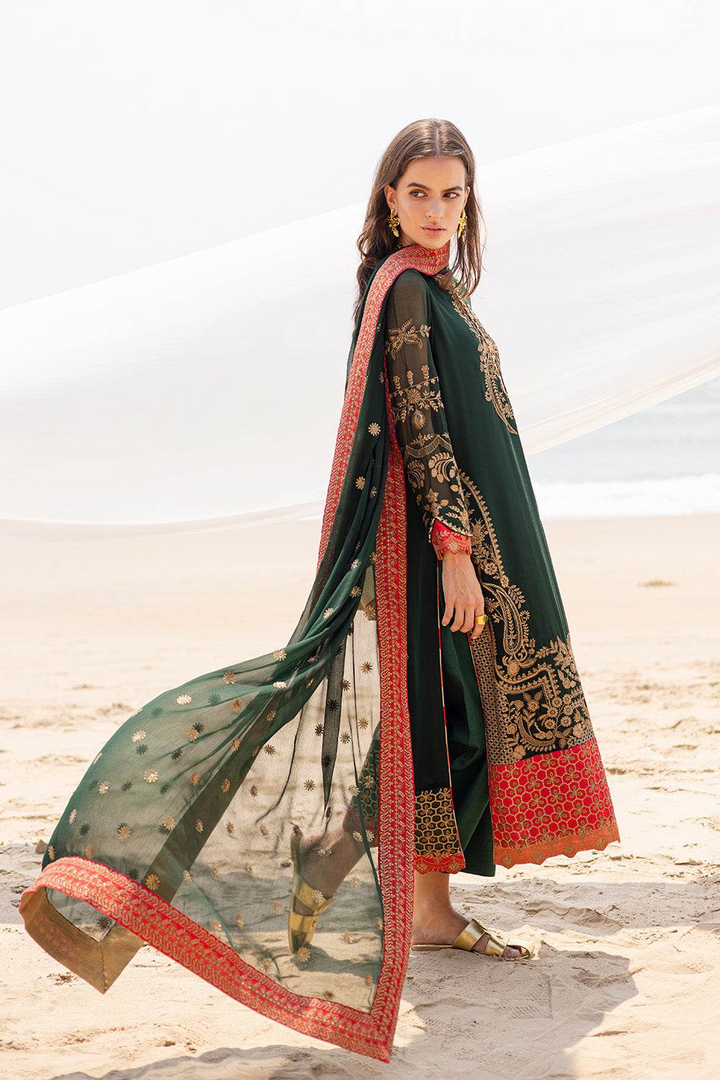 3 Piece Embroirdered Chiffon