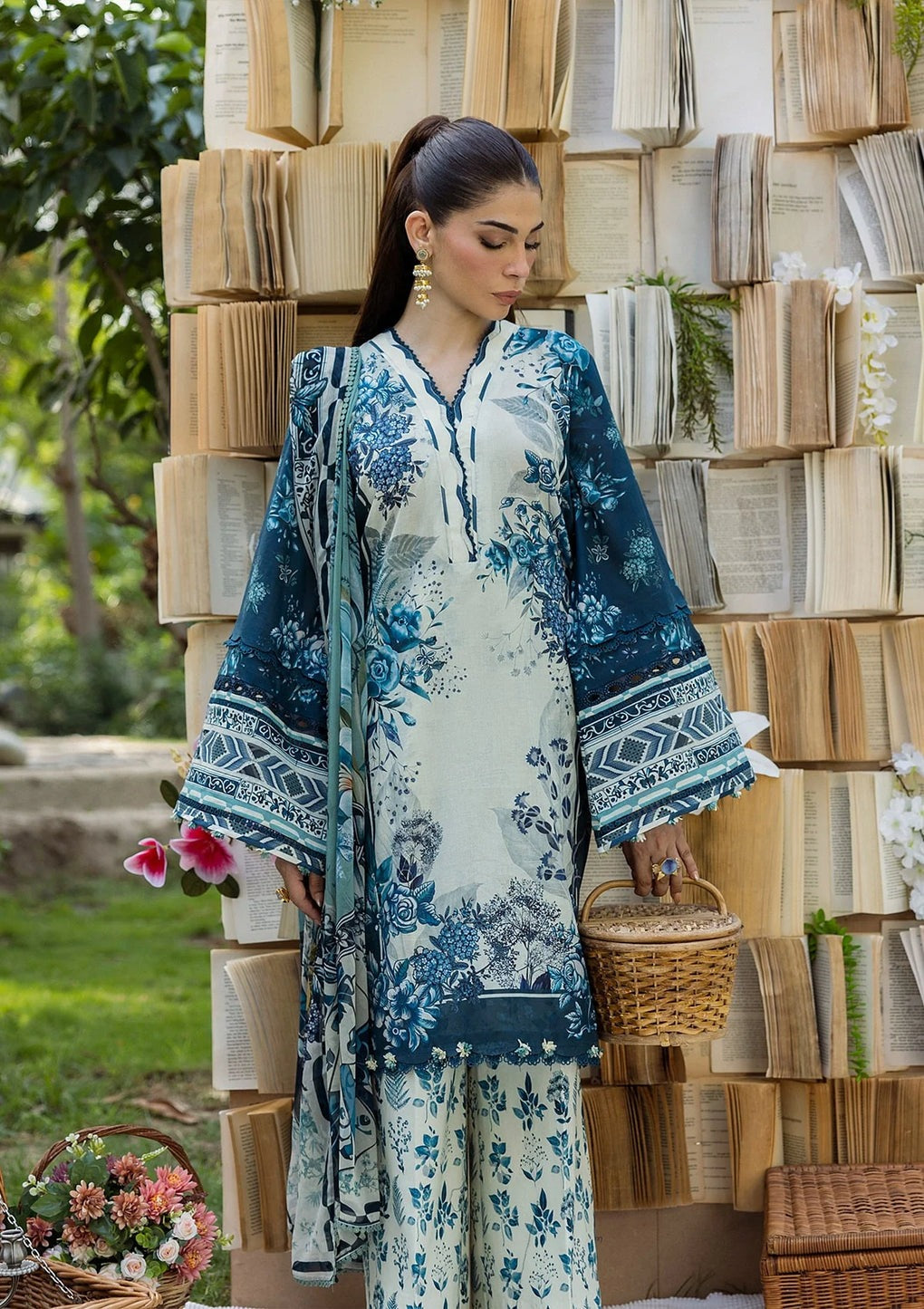 Elaf Prints with Chiffon Dupatta