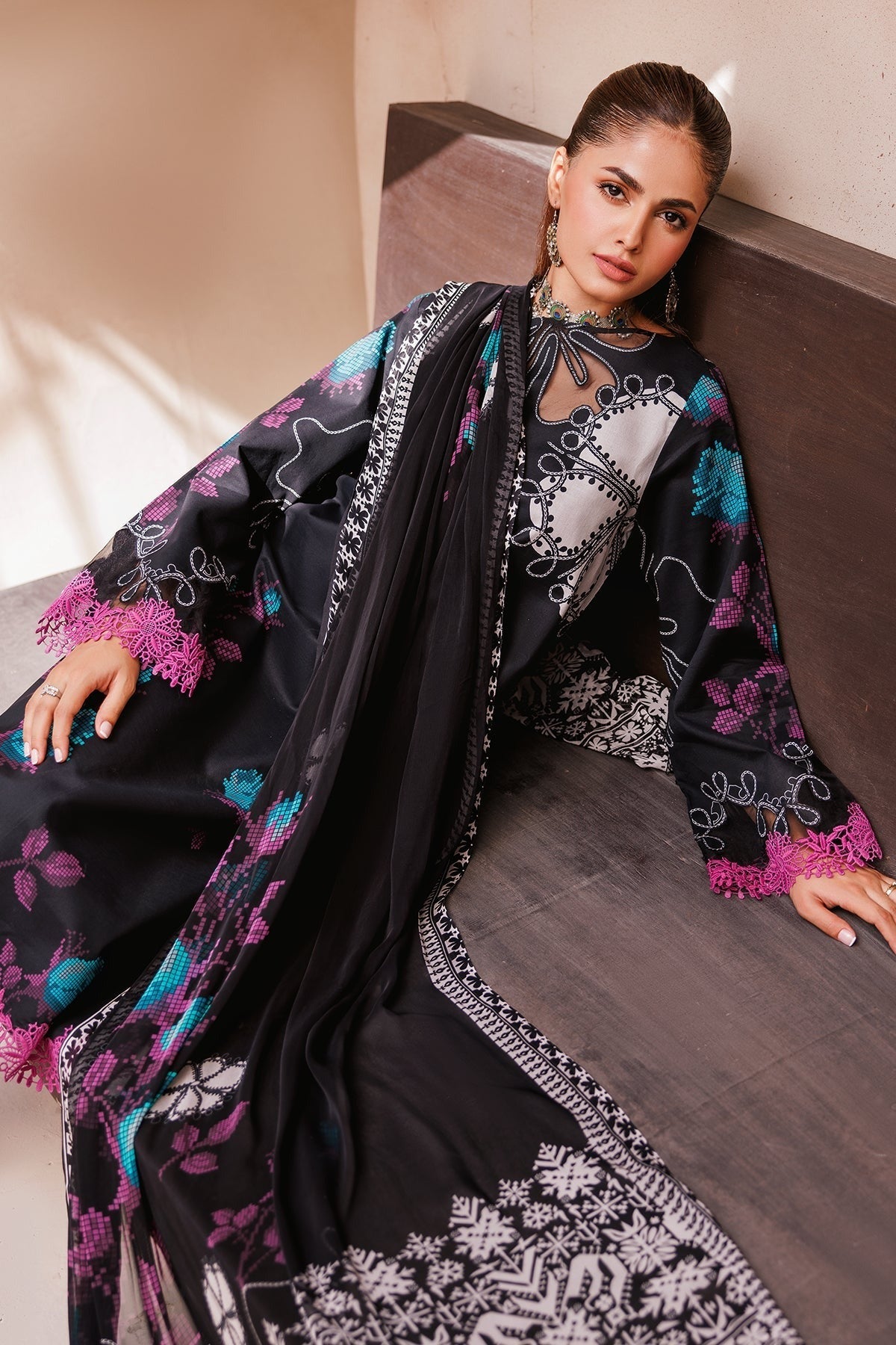 Charizma C-prints Unstitched Printed Lawn CP4-63