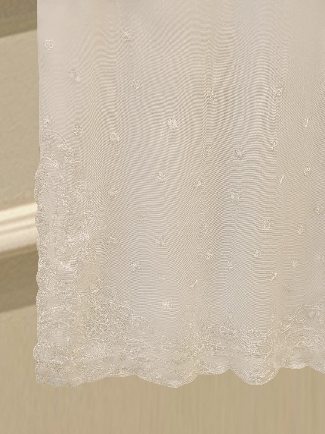 3 Piece - Pure Embroidered Cotton Net Suit