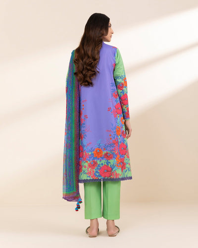 3 PIECE-PRINTED LAWN SUIT
