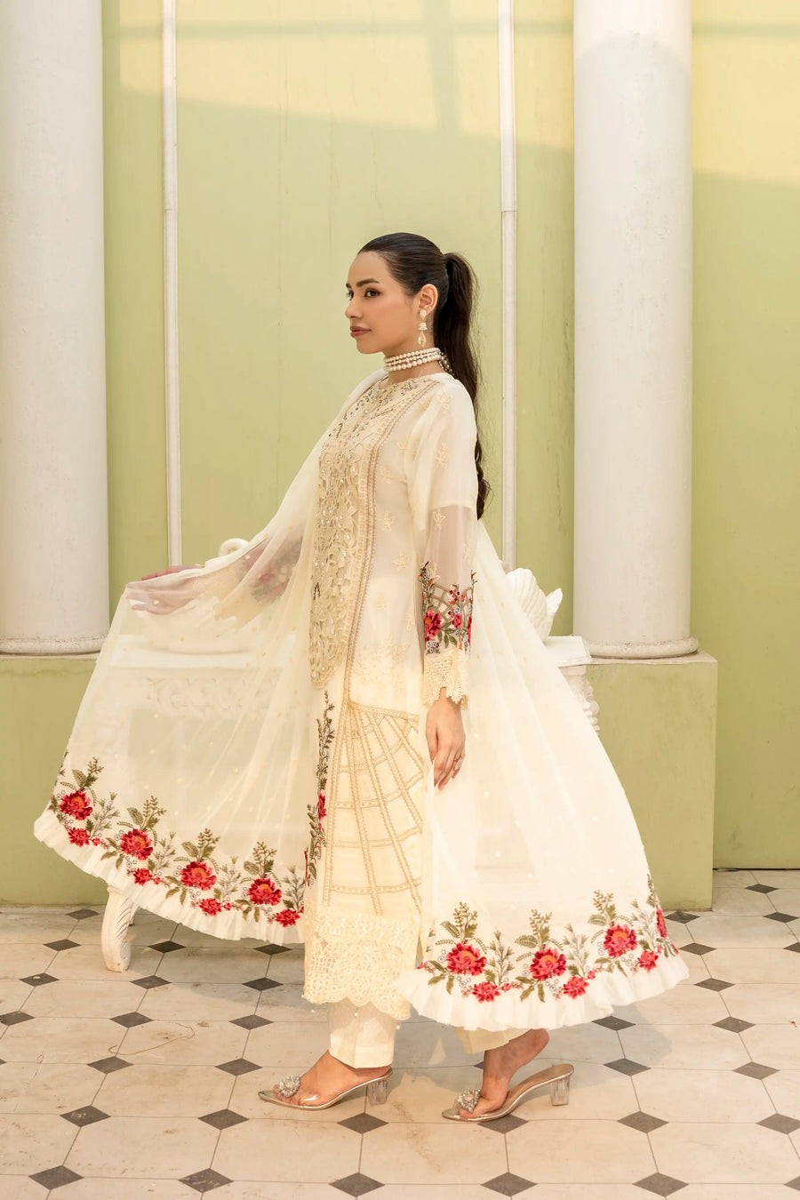 Uffaq EMBROIDRED CHIFFON