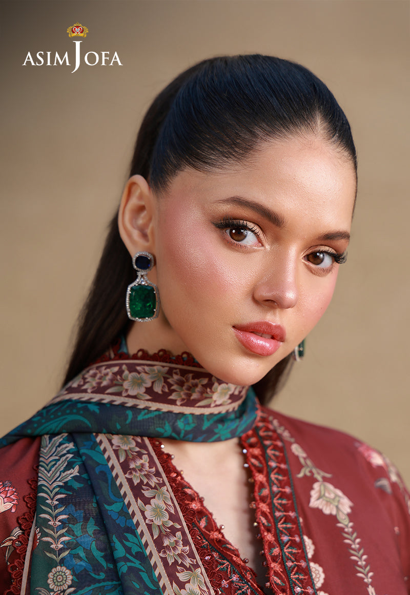 Embroidered Raw Silk Unstitched 3 Pcs