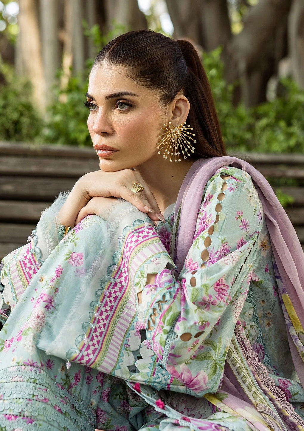 Elaf Prints with Chiffon Dupatta