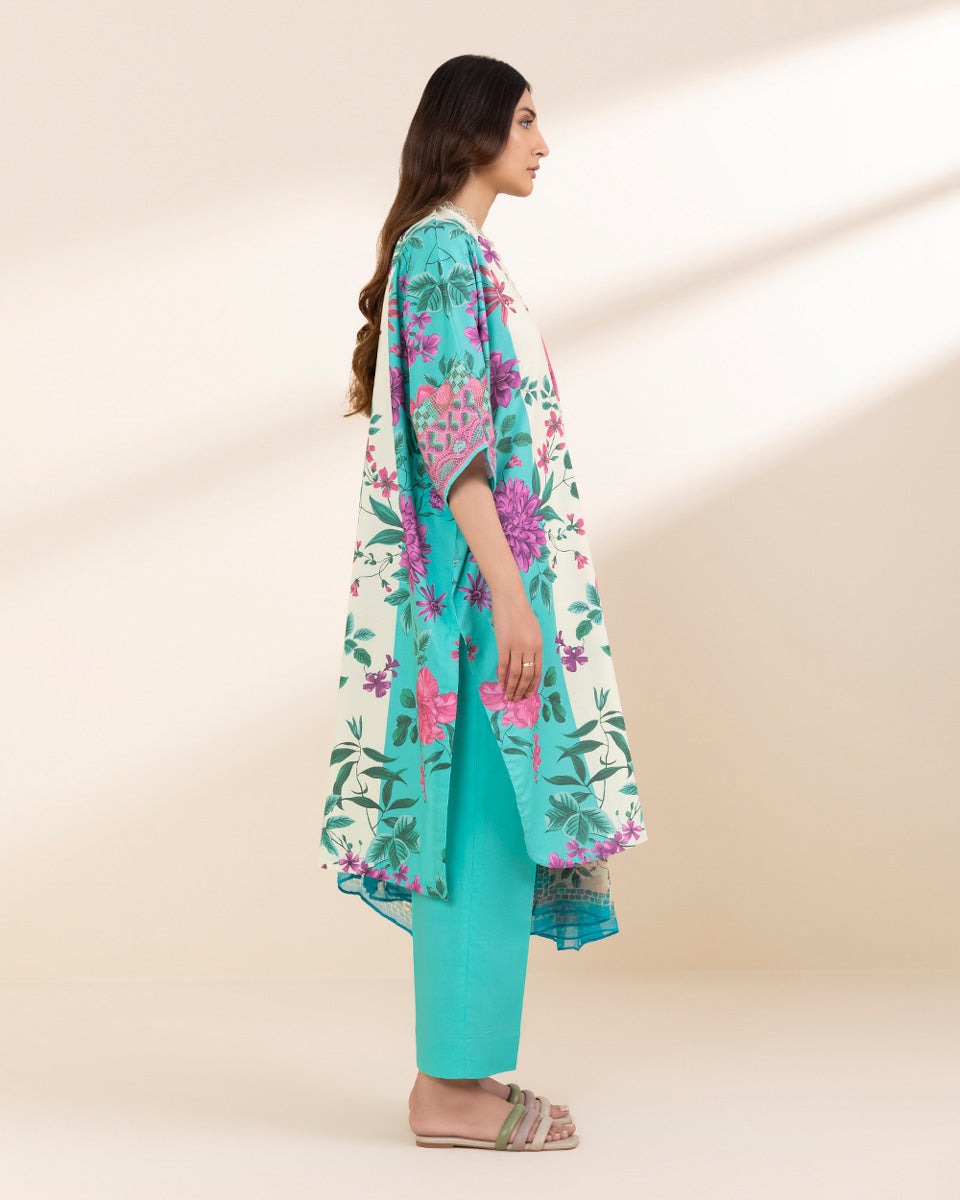 3 Piece - Embroidered Lawn Suit
