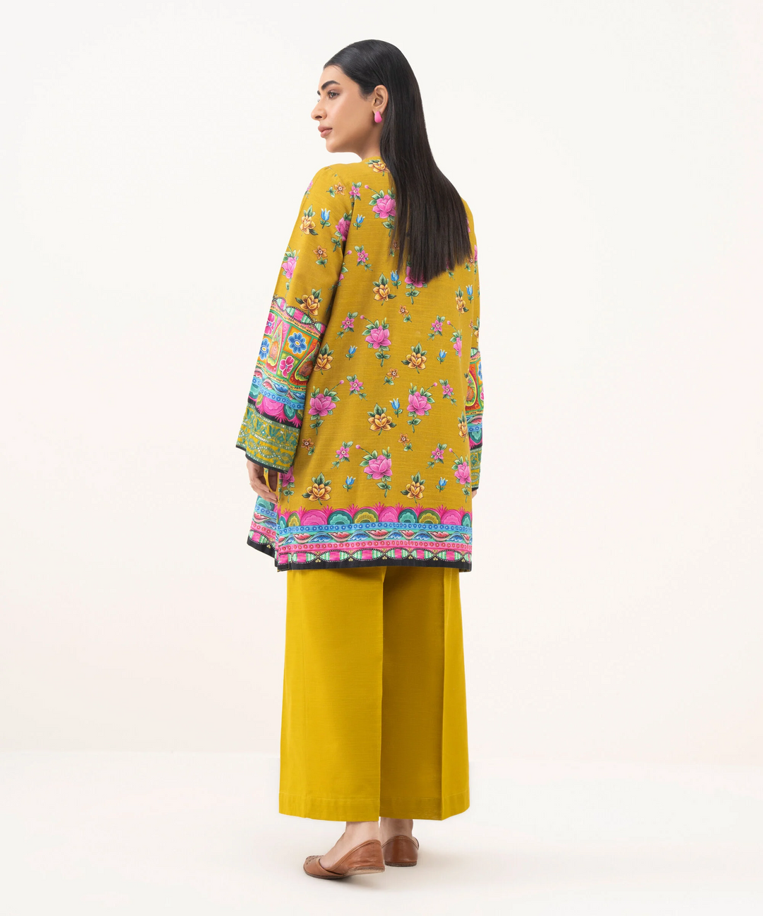 Embroidered Light Khaddar Shirt